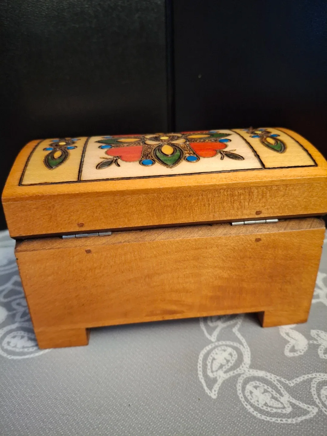 Handmade Wooden Trinket  Box image indicator(9)