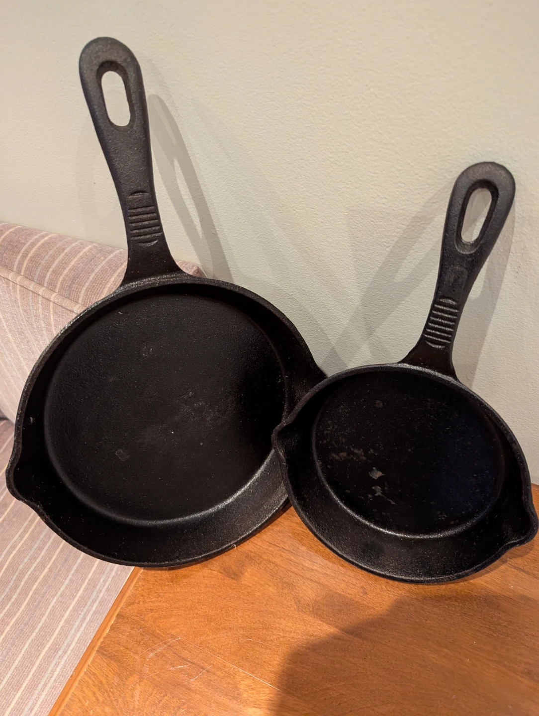 Cast Iron Skillets - Set of 2