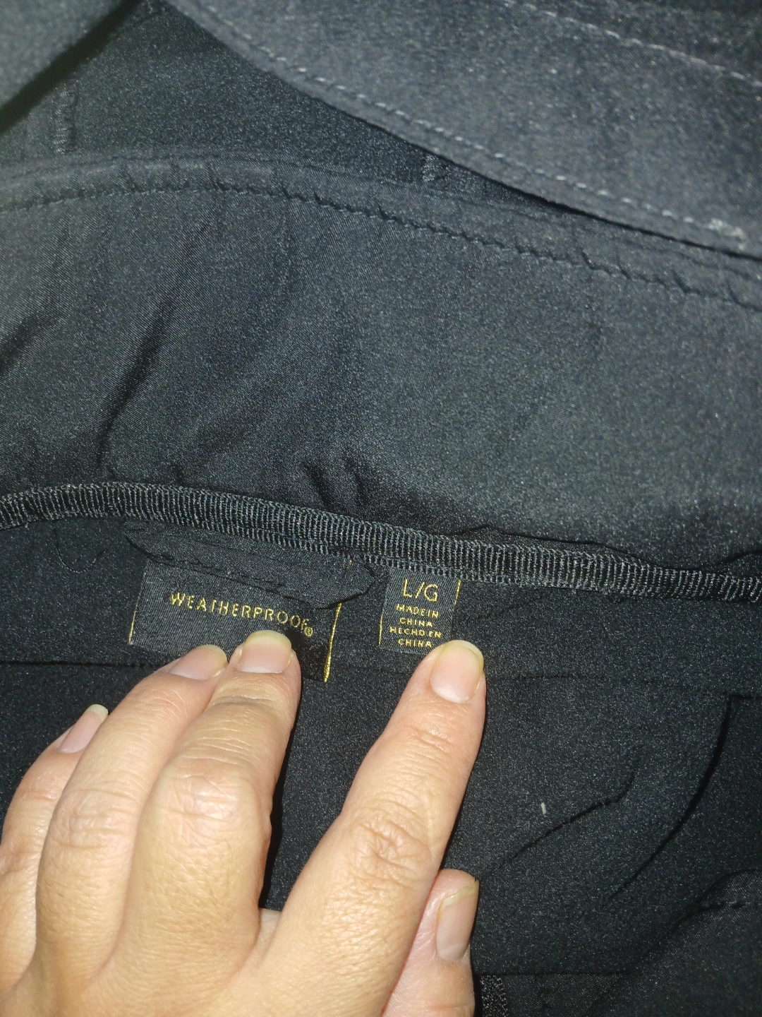 Weatherproof Black Jacket - Size L - photo 4