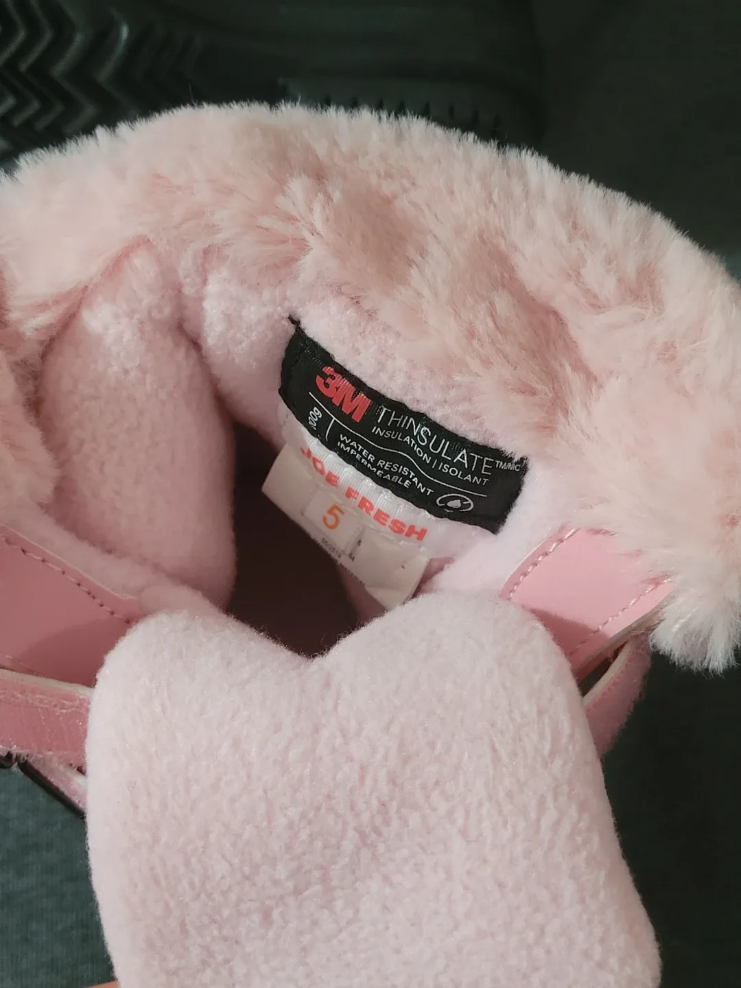 Joe Fresh Pink Winter Boots - toddler Size 5 image indicator(4)