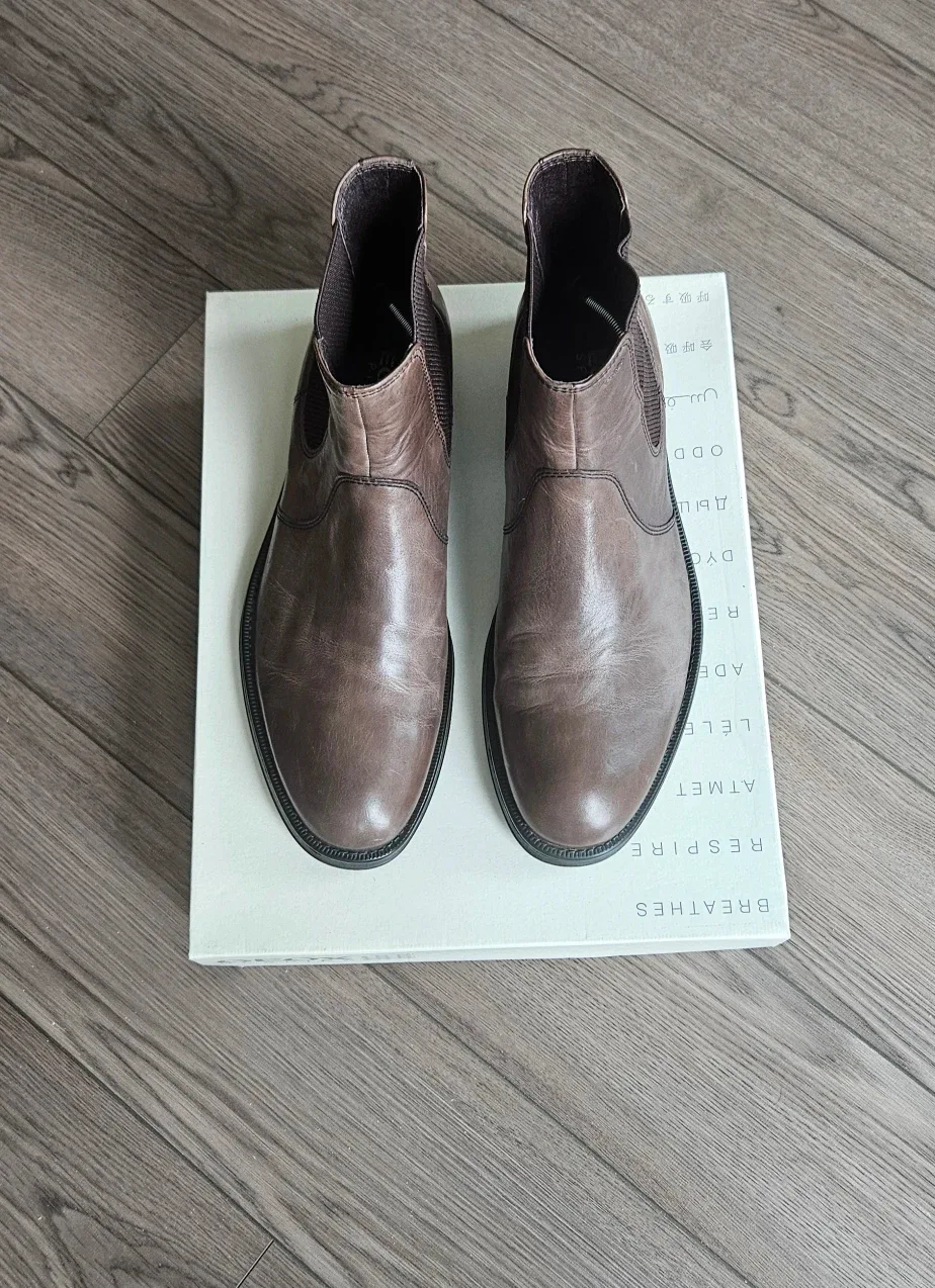 Geox Brown Leather Chelsea Boots Size 43 - 10 US