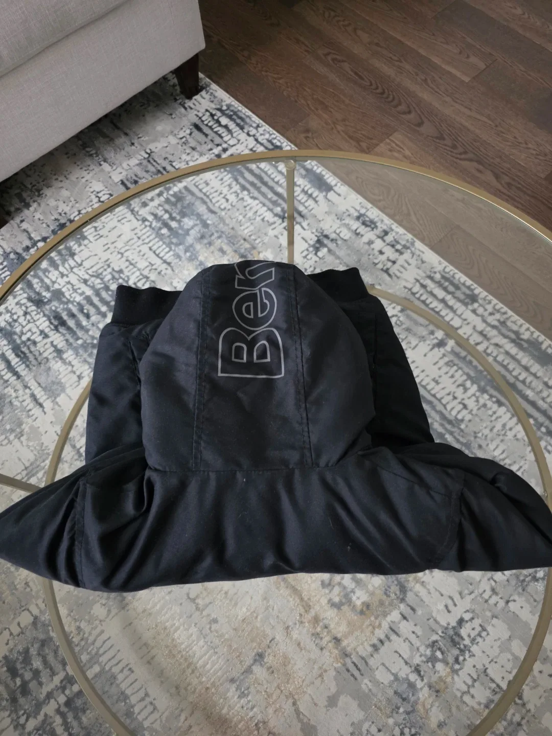 Bench. Black Winter Jacket with Fur Hood image indicator(3)