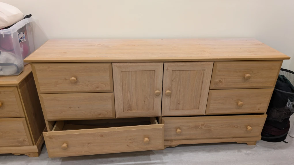 FREE Wooden Dresser + Cabinet - photo 4