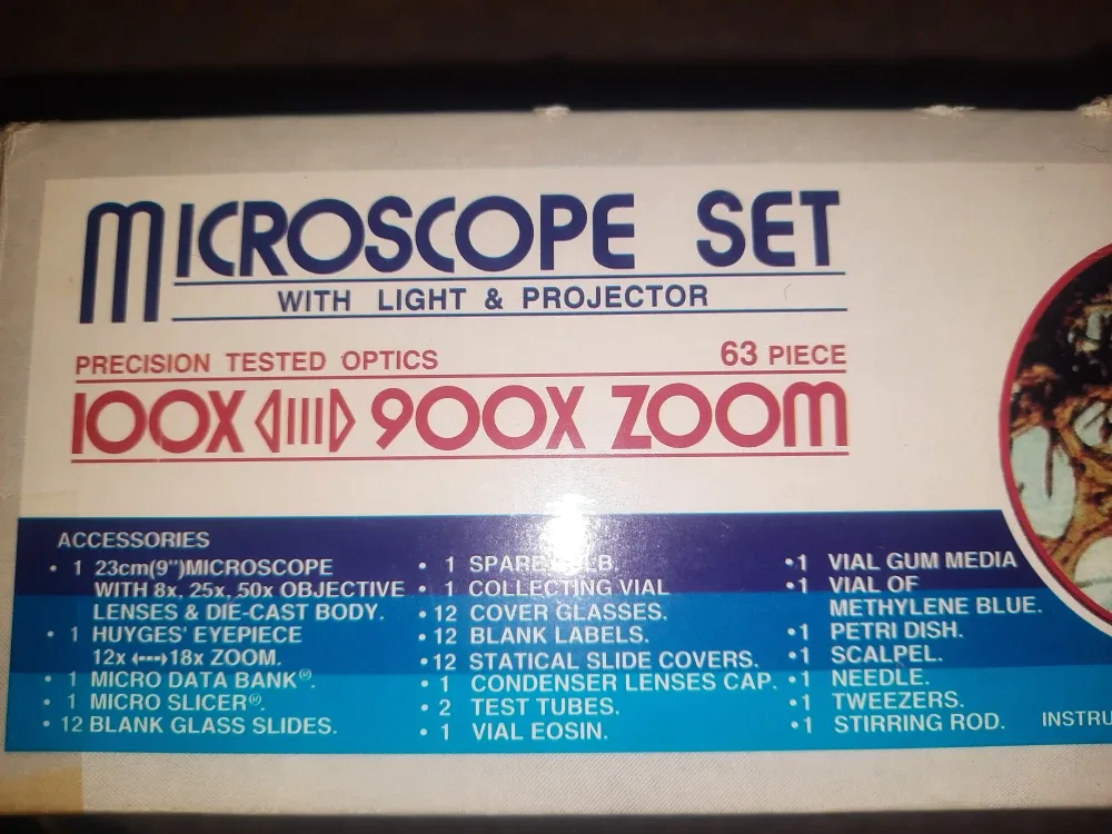 Microscope Set with Light & Projector image indicator(3)