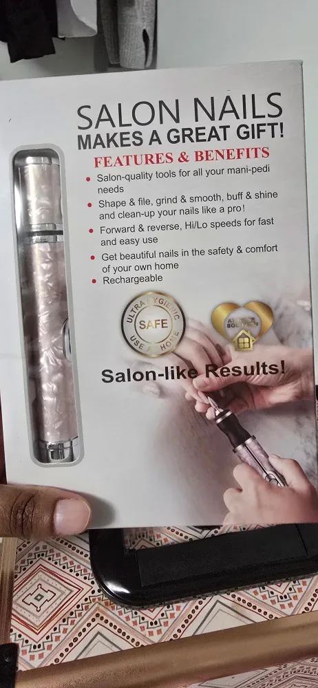 Salon Nails Rechargeable Manicure/Pedicure Kit