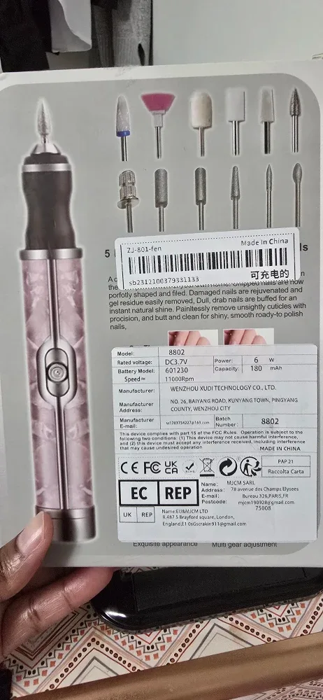 Salon Nails Rechargeable Manicure/Pedicure Kit image indicator(2)