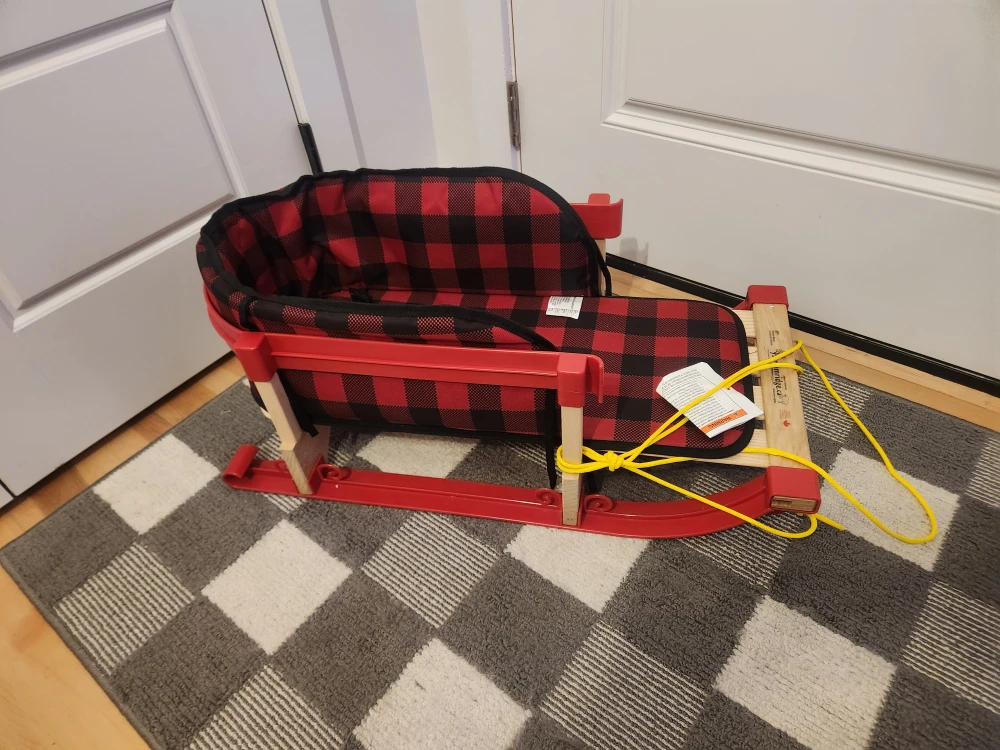 Streamridge Baby Sleigh with Buffalo Plaid Pad - photo 3