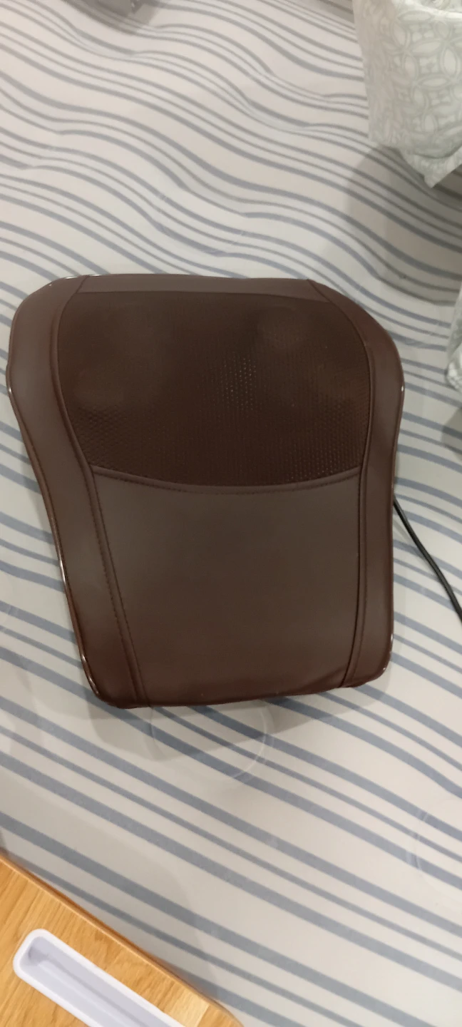 Brown Massager Seat Cushion