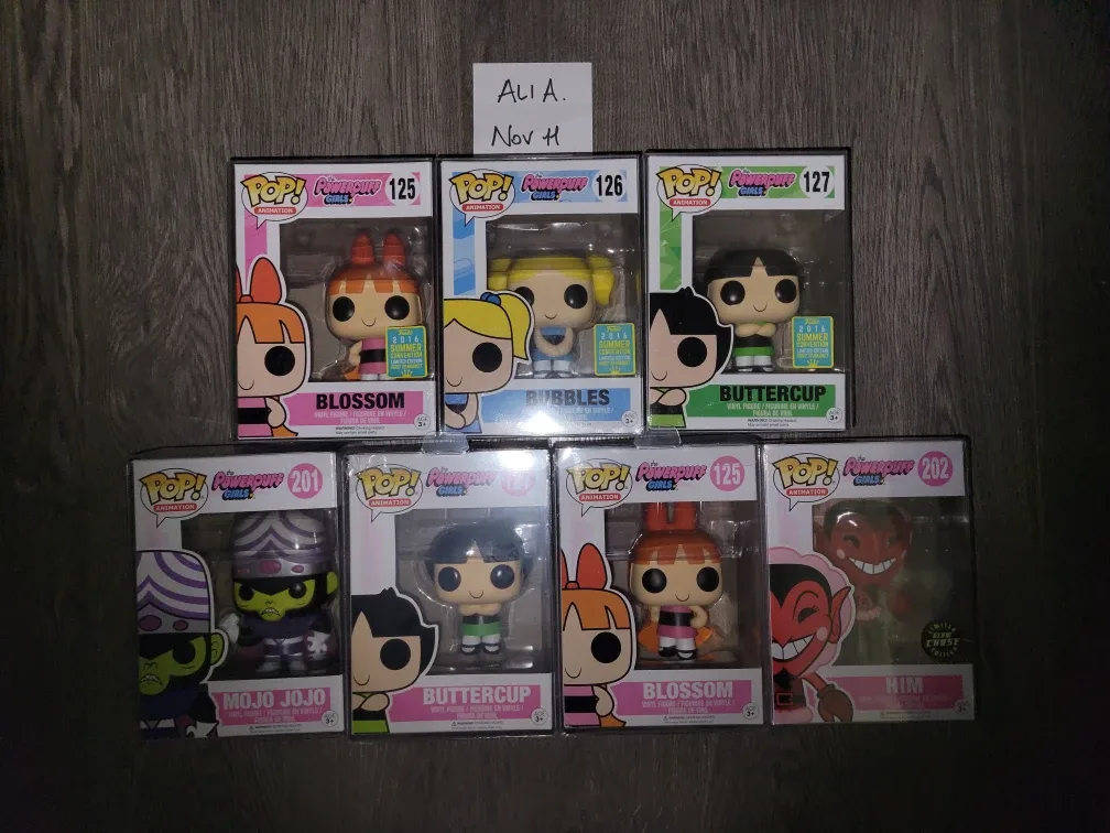 Funko Pop! Powerpuff Girls - Blossom,Bubbles,Buttercup