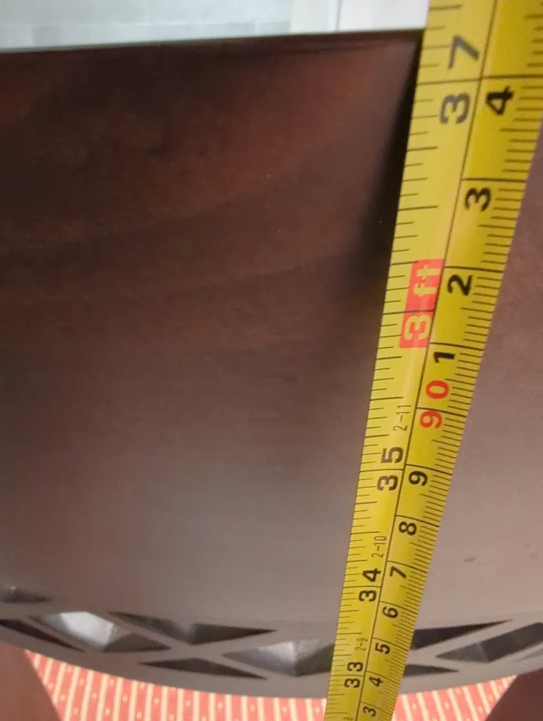 Four Solid Wood Formal Dining Chairs with Striped Seat image indicator(7)