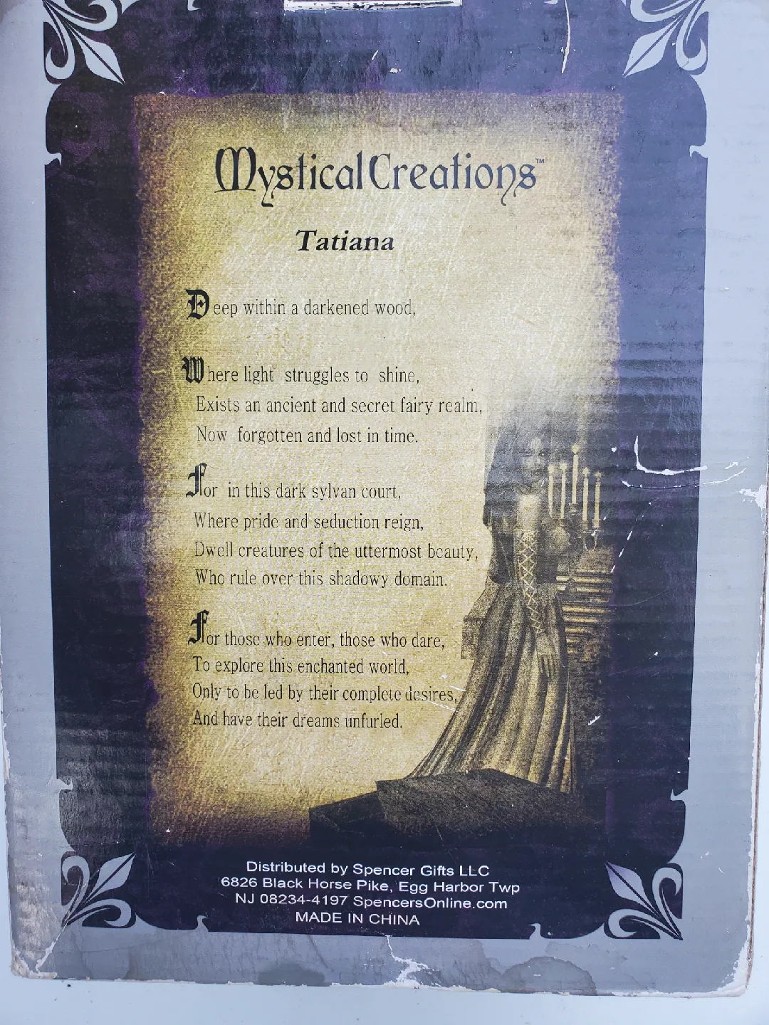 Mystical Creations Tatiana Fairy Coffin Figurine image indicator(2)