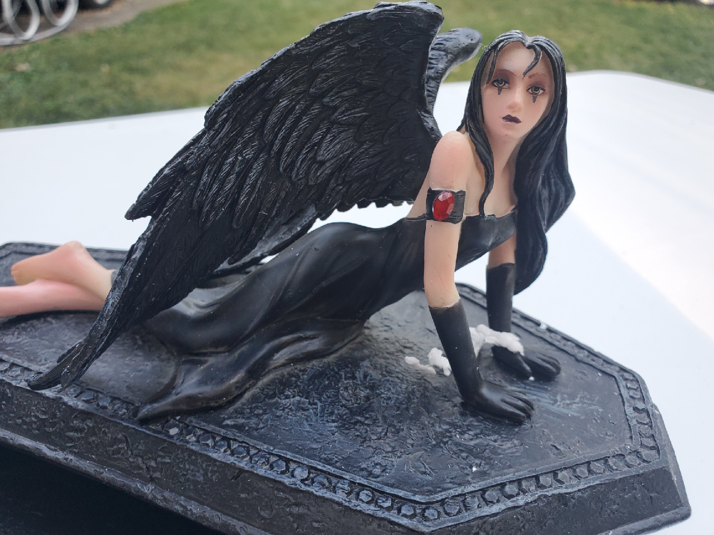 Mystical Creations Tatiana Fairy Coffin Figurine - photo 4