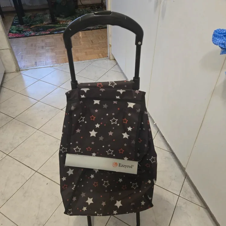 EzzyRol Star Pattern Shopping Cart