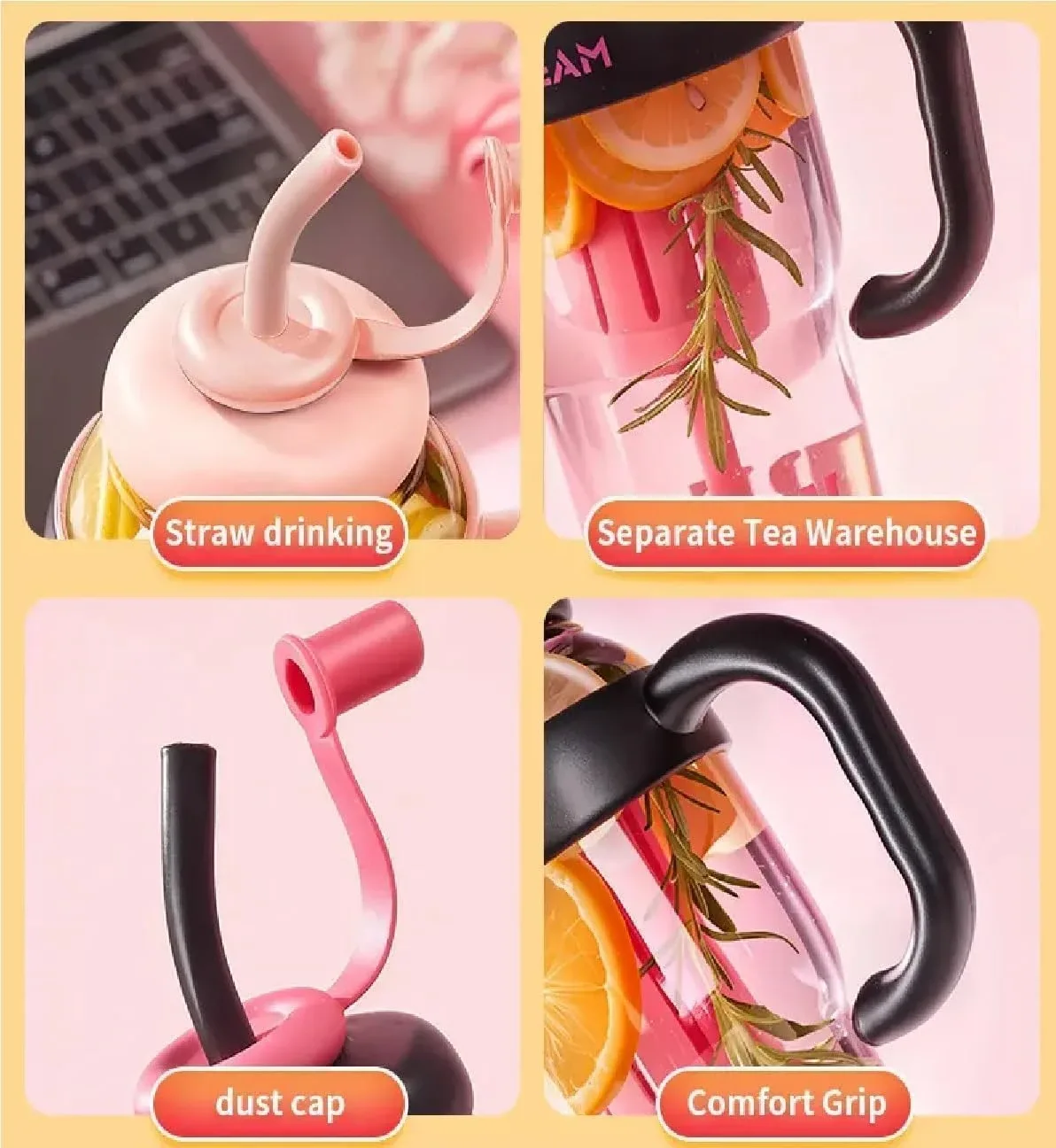 🖤🍓 Ice Cream Mixer Bottle – Bold & Brand New! 🍓🖤 image indicator(7)