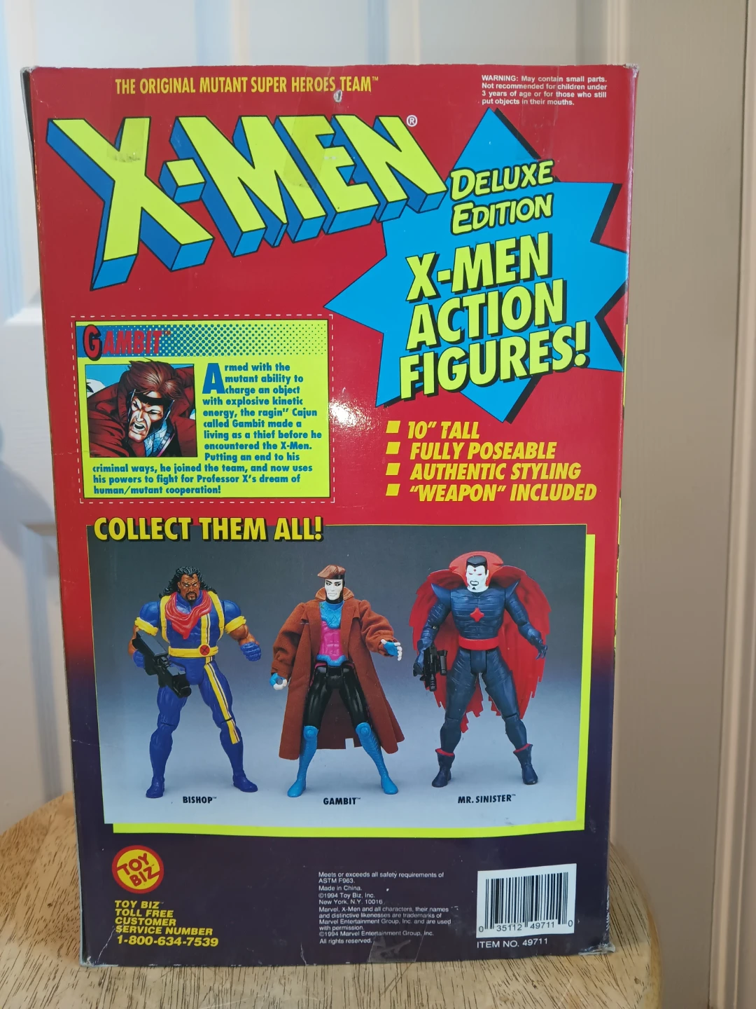 X-Men Gambit Deluxe Edition Action Figure - Toy Biz - photo 4