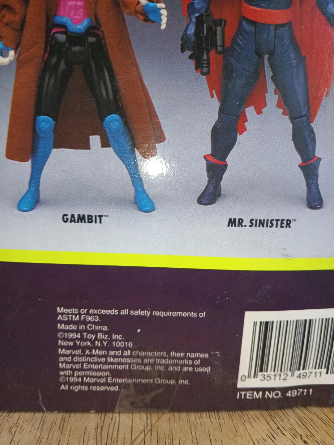 X-Men Gambit Deluxe Edition Action Figure - Toy Biz - photo 5