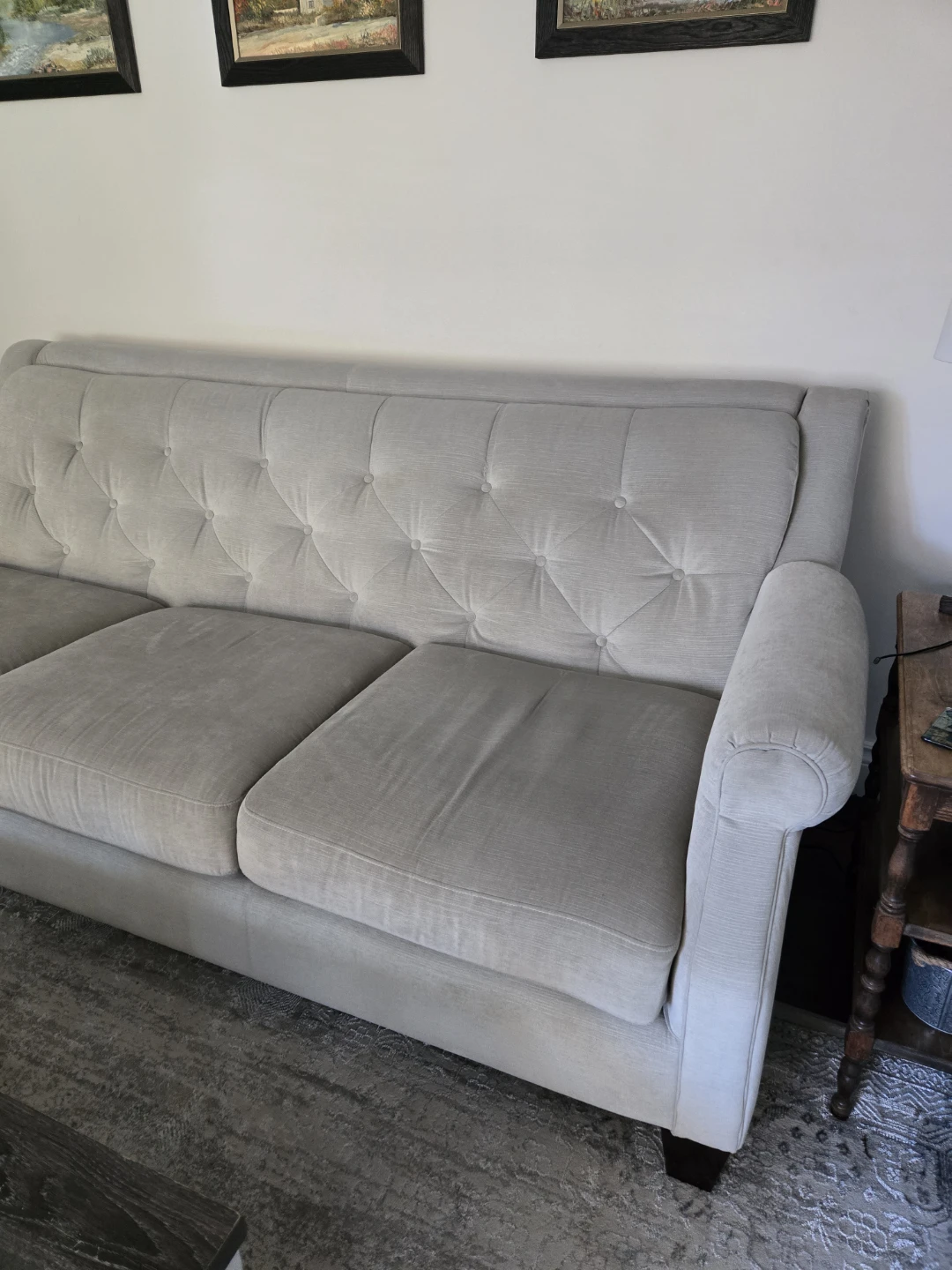 Light Grey Sofa - Gently Used