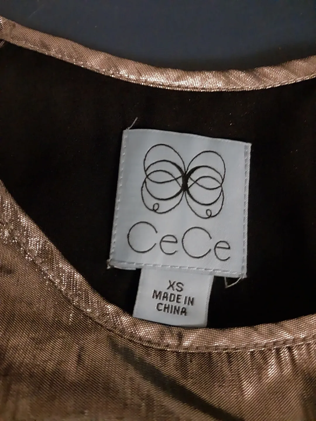 CeCe Silver Charm high neck Dress - Size XS NWT image indicator(5)