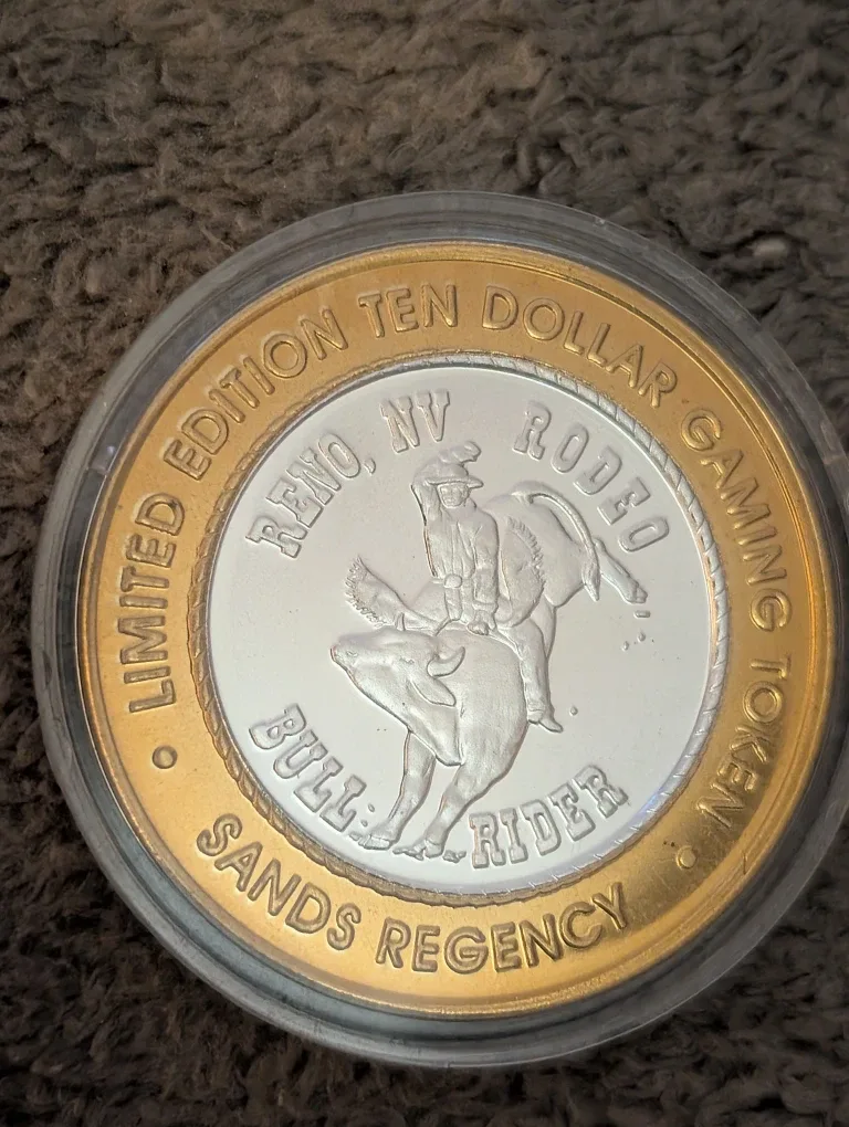 Sands Regency Reno Rodeo Bull Rider Token image indicator(2)