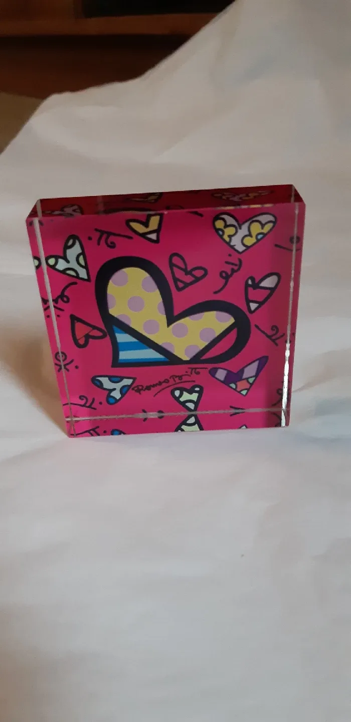 Britto Glass Paperweight thumbnail