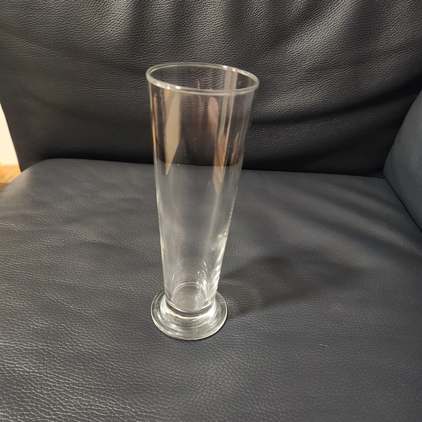 Tall Clear Glass Vase