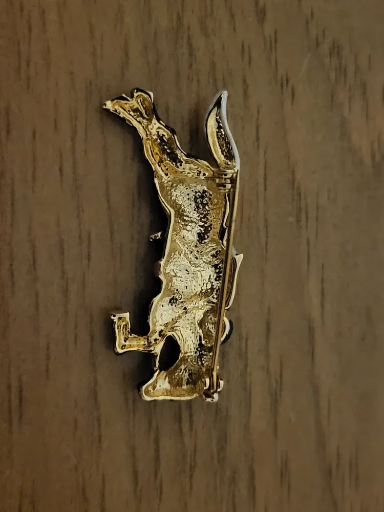 Horse and Jockey Brooch Pin image indicator(3)