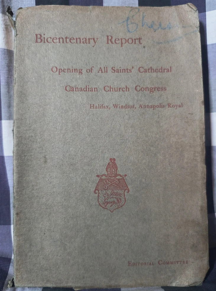 Bicentenary Report Opening of All Saints' Cathedral 1911