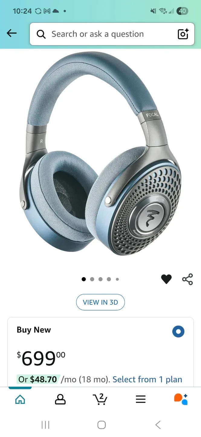 Focal Azurys closed-back headphones