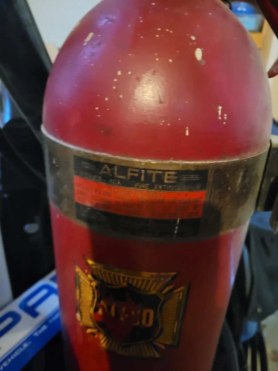 Vintage Alfite Fire Extinguisher image indicator(4)