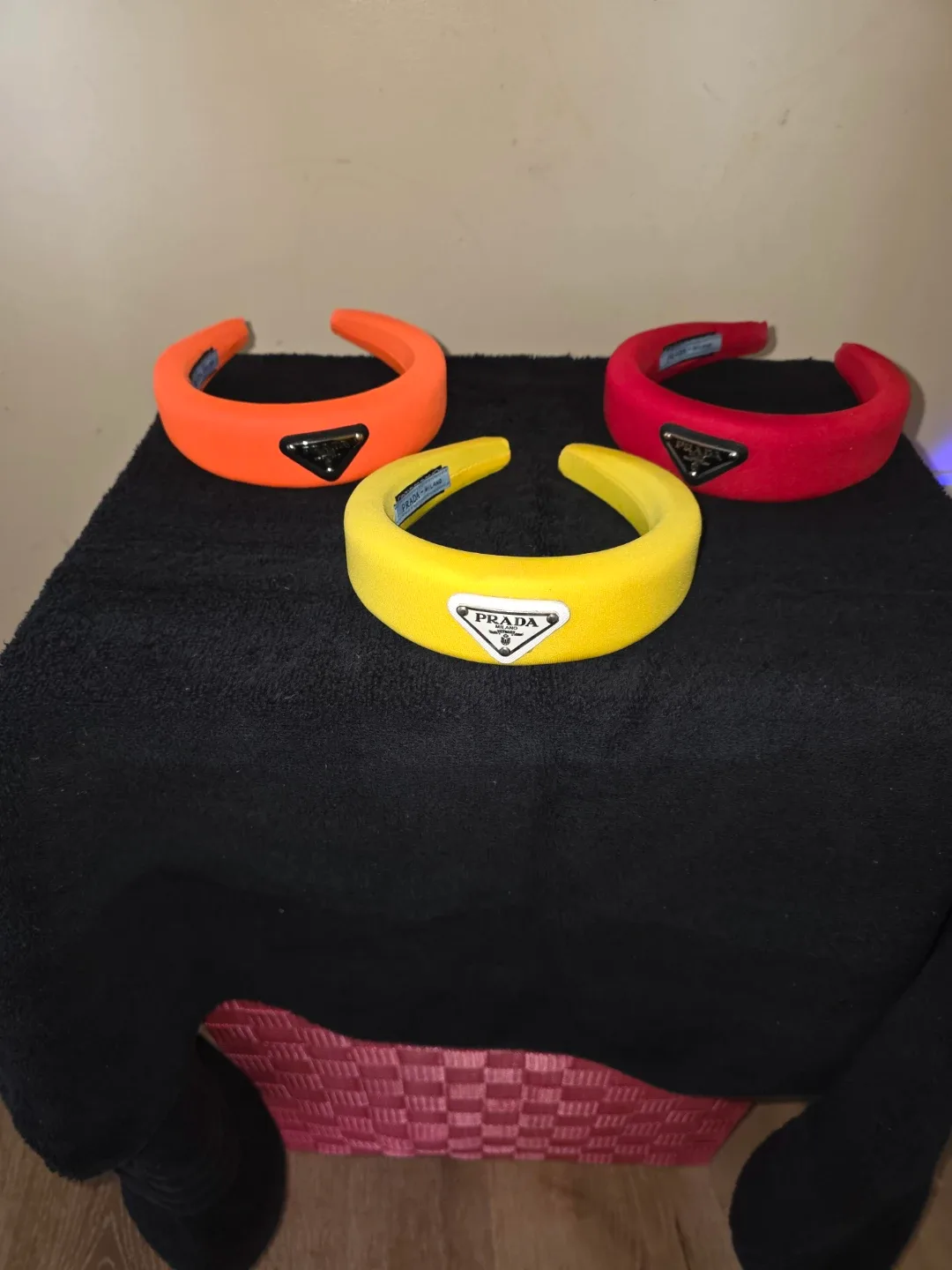 Prada Headbands - Orange, Yellow, Red
