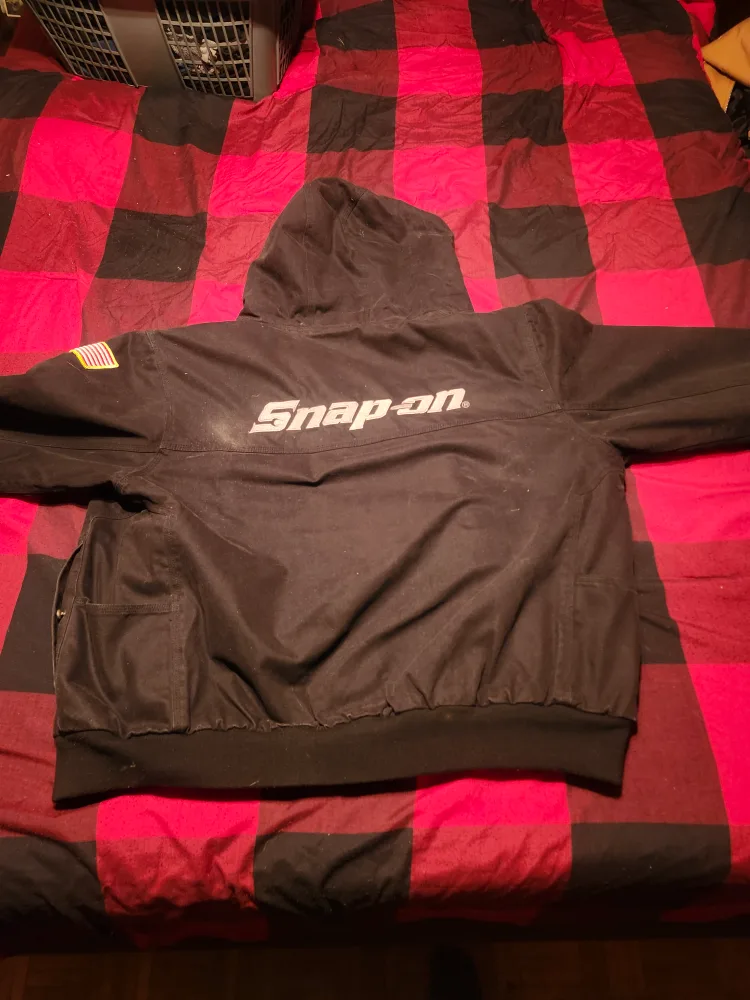 Snap-on Black Hooded Jacket image indicator(2)