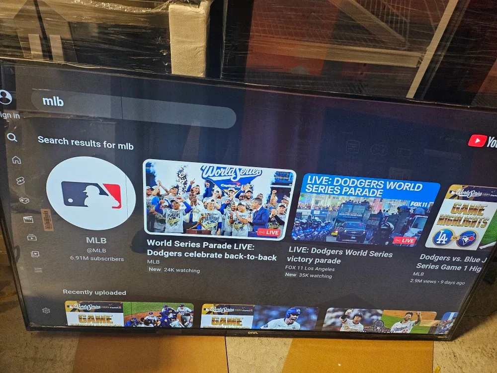 NOT NEGOTIABLE! 55" ONN 4K SMART ROKU TV! $135 image indicator(2)