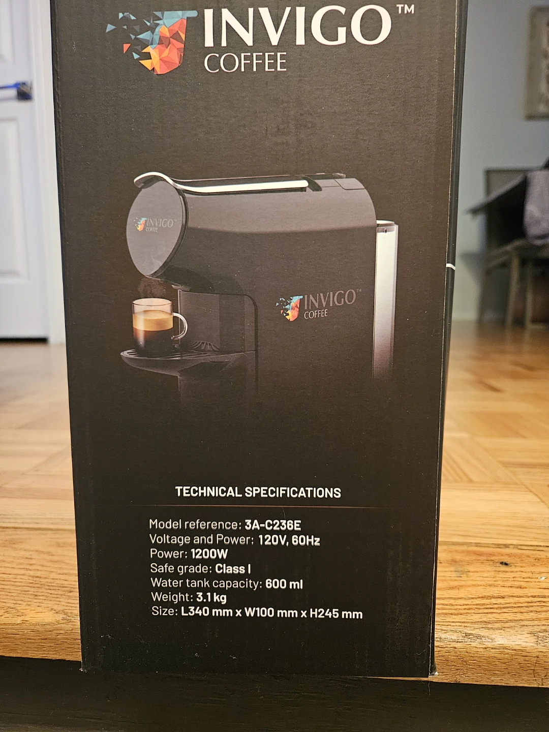 Invigo Espresso Machine 3A-C236E - photo 2