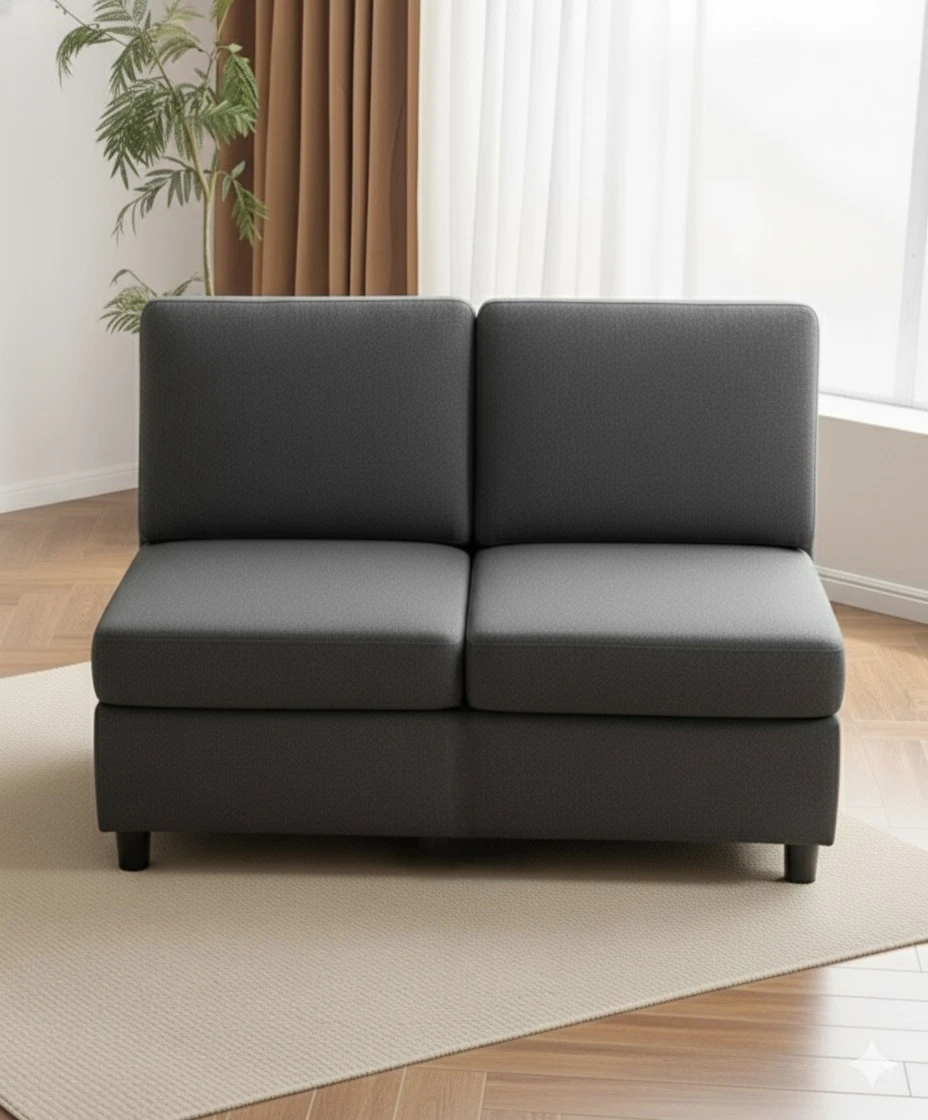 Grey Loveseat Sofa