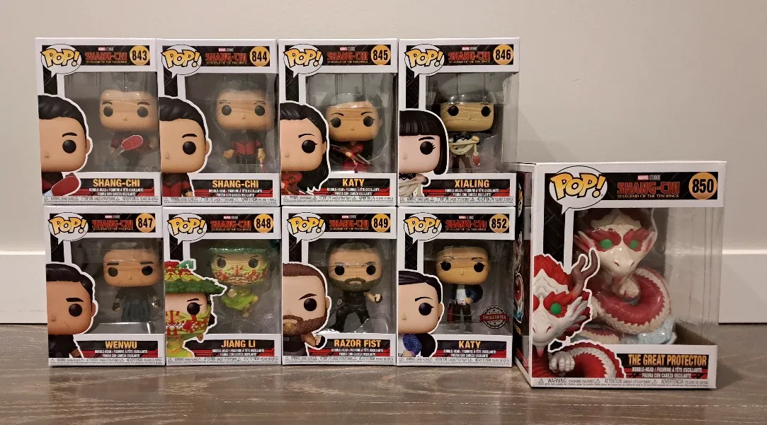 🎬 Marvel 🎥 Shang-Chi Funko Pop! Complete Set PLUS more
