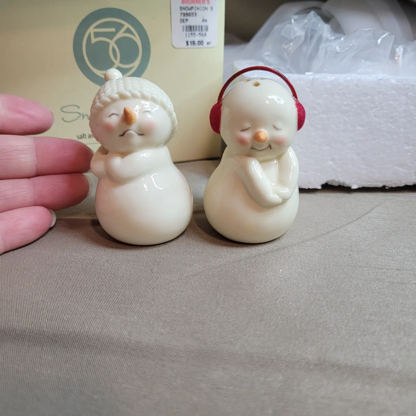 Department 56 Snowpinions Sweet Treats Salt & Pepper Shaker Set image indicator(2)