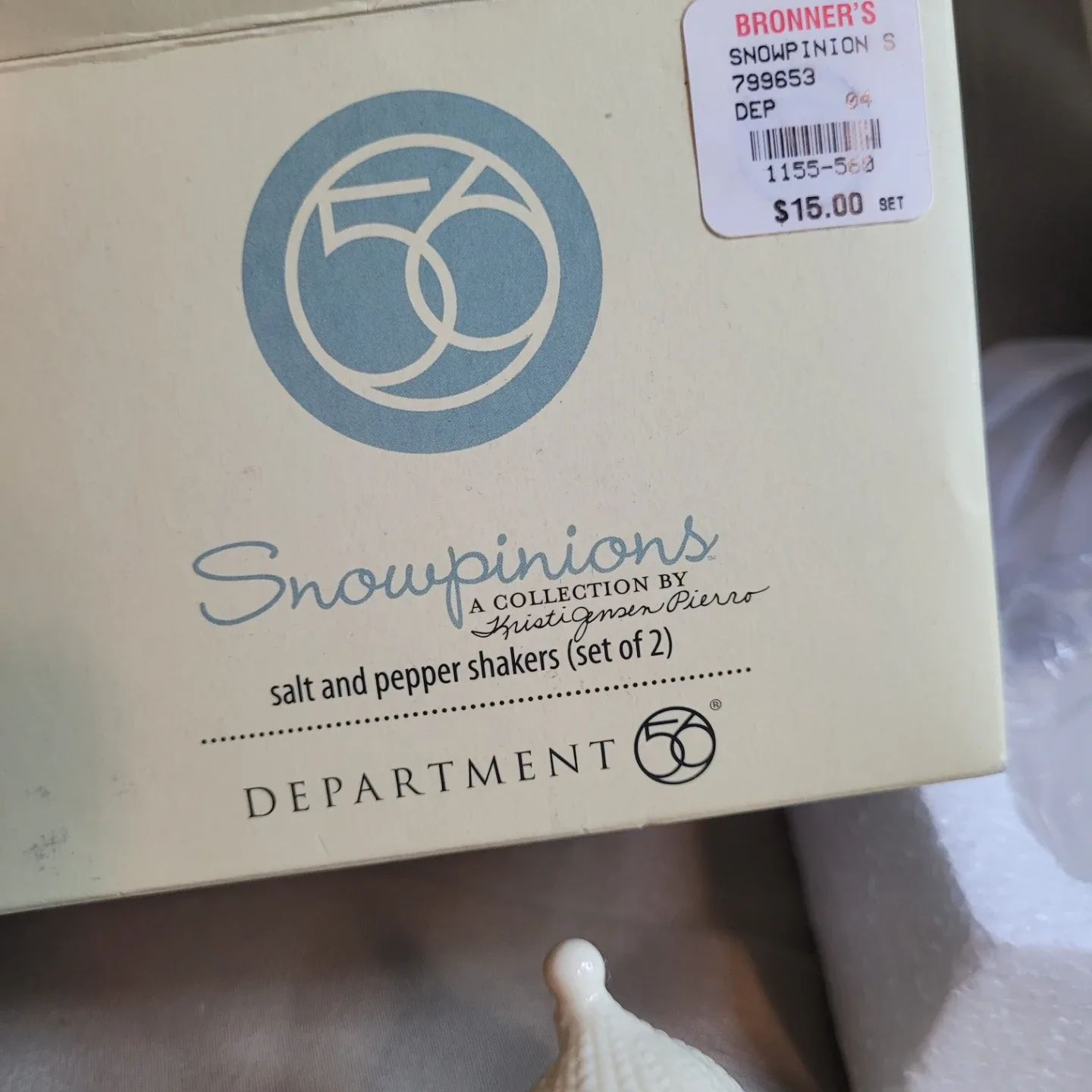 Department 56 Snowpinions Sweet Treats Salt & Pepper Shaker Set image indicator(3)