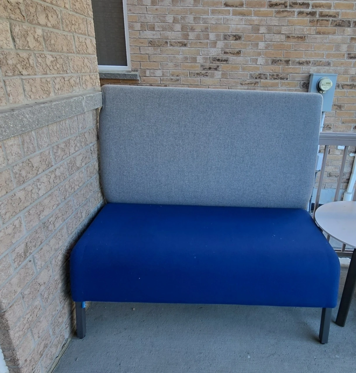 Blue & Grey Bench with USB & Outlet $90 for both