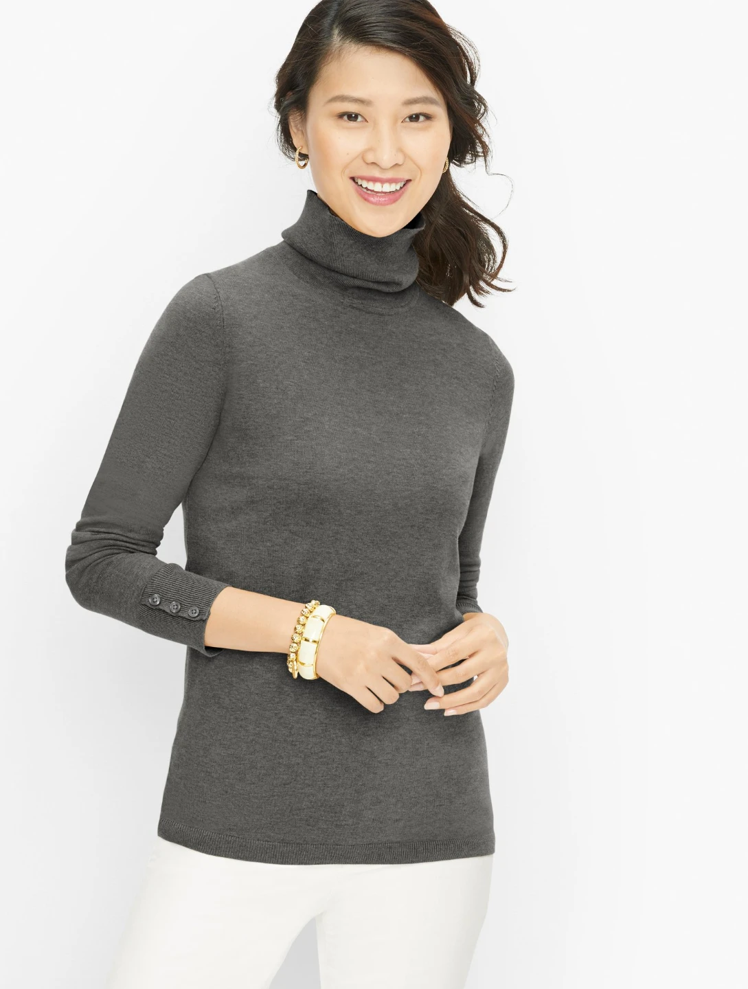 NEW with Tags Talbots Cotton Blend Turtleneck - Size M