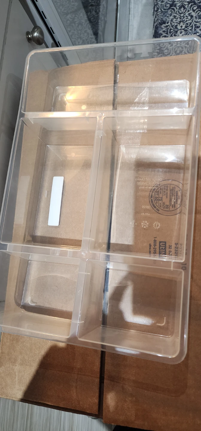 IKEA Antonius Storage Box - Clear - 20x12" - photo 2