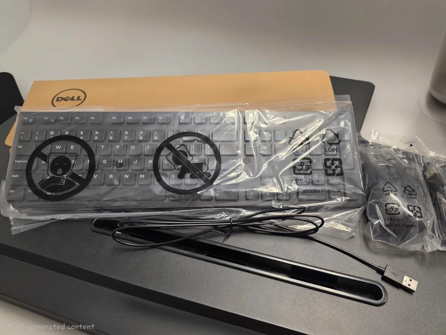 Wired Keyboard & Mouse Combo – Brand New in Box