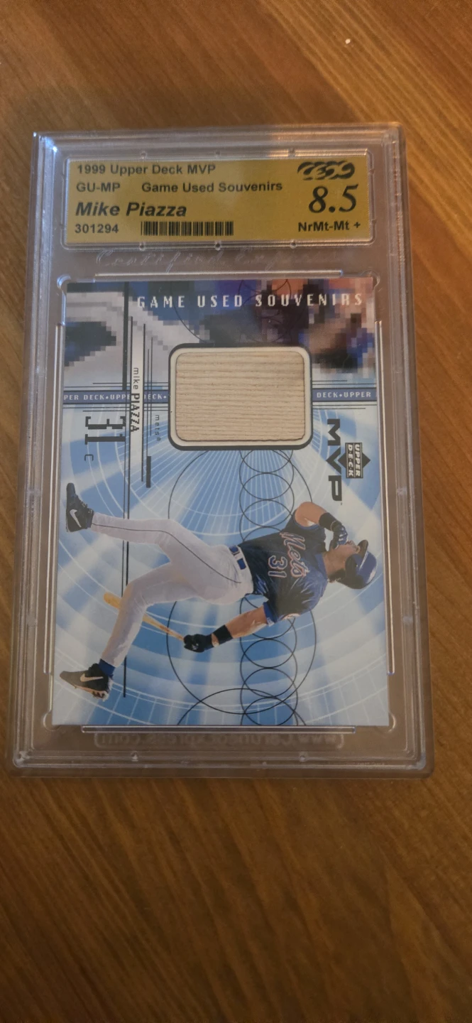 Mike Piazza 1999 Upper Deck MVP Baseball Card graded #cleanout