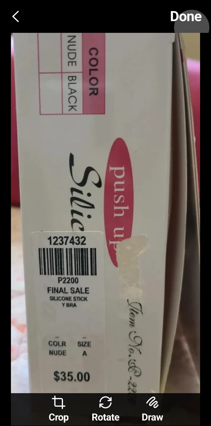 NEW!! Push Up Silicon Bra image indicator(3)