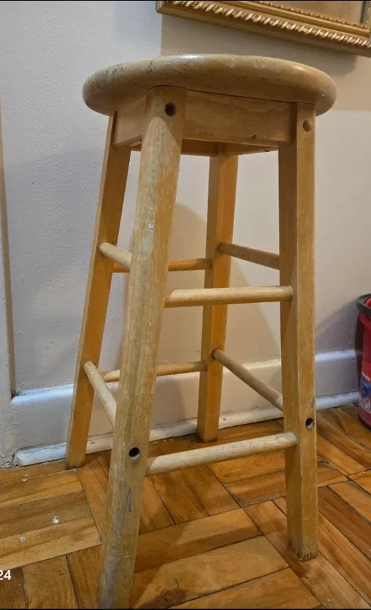Wooden Stool image indicator(4)