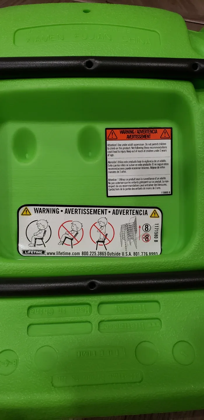 Lifetime Kids Chair - Lime Green image indicator(3)