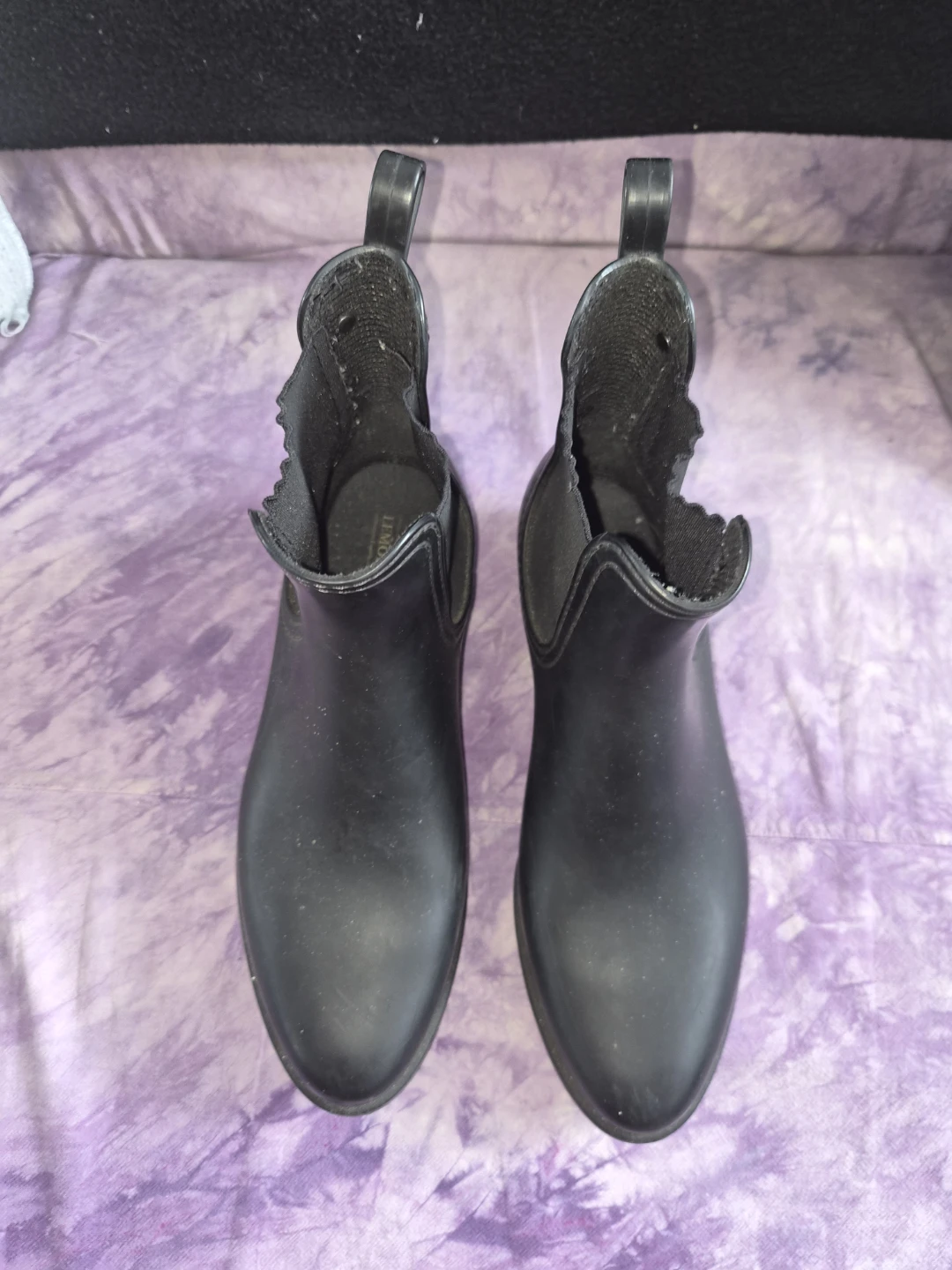 Ilse Jacobsen Black Chelsea Rain Boots