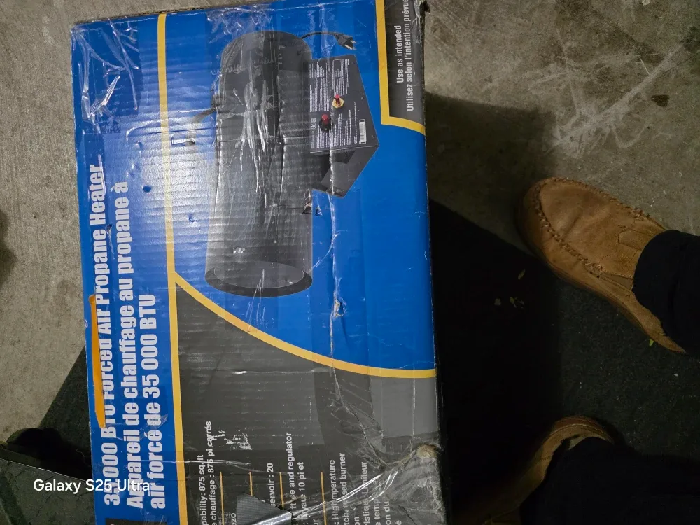 35,000 BTU Forced Air Propane Heater image indicator(3)