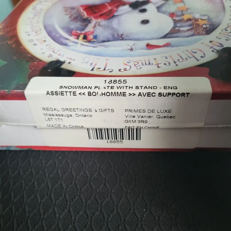 The Magic of Christmas Display Plate & Stand image indicator(3)