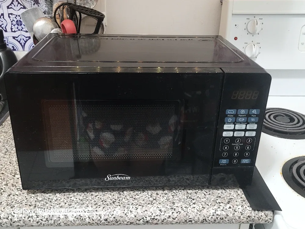 Sunbeam Black Microwave