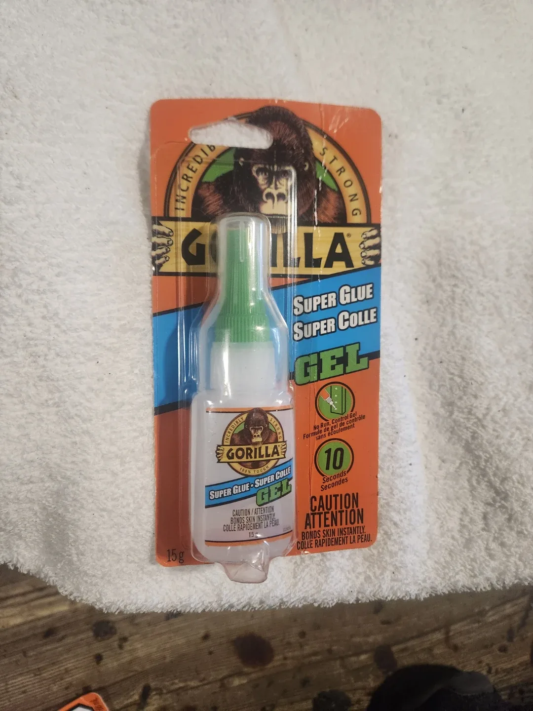 Gorilla Super Glue Gel - New